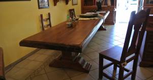 Tavolo legno castagno 4 metri e 50 cm